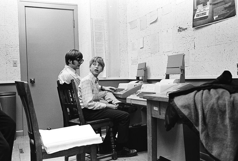 Paul Allen und Bill Gates 1970 im Alter von etwa 17 und 14. (Bild: frei lizenziert)