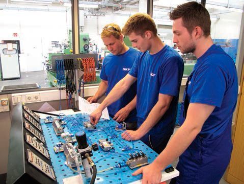 An emphasis on training is needed for factories of the future. (Picture: SKF)