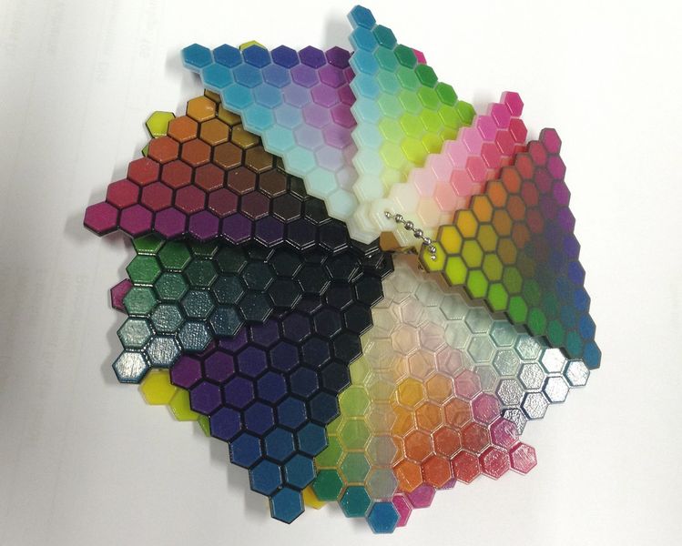 Au zahlreichen Farbpaletten können Farbverläufe ausgewählt werden. (Bild: Michel)