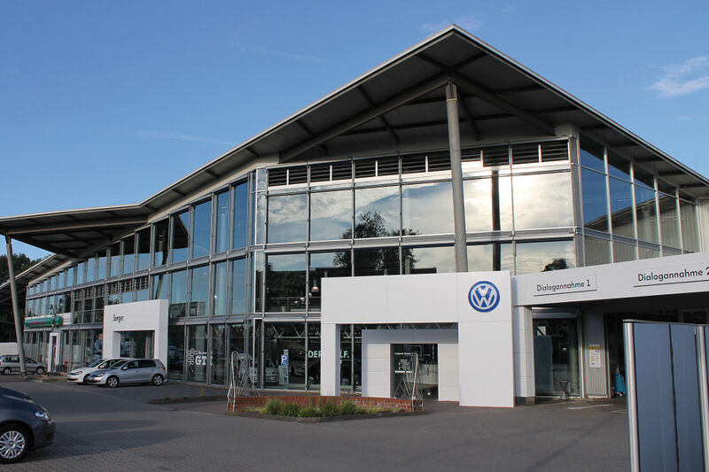 Zur Senger-Automeile am Lingener Damm in Rheine gehört auch ein VW-Betrieb. (Senger)