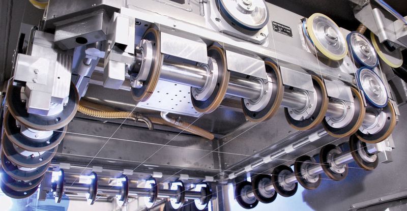 Spannsystem für die Diamantdrähte.  (Bild: Meyer Burger AG)
