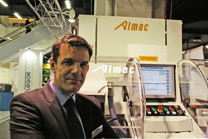 A l'occasion du salon Baselworld, rencontre sur le stand Almac avec le nouveau patron d'Almac. (Image: MSM / JR Gonthier)