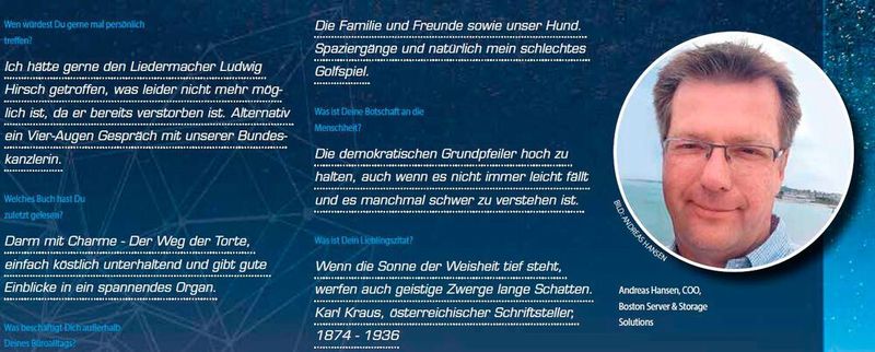 Andreas Hansen, CEO, Boston Server and Storage Solutions (IT-Business)