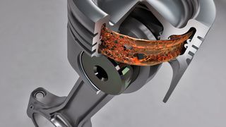 Envirokool-Kolben besitzen eine Lebensdauerfüllung mit kühlendem Öl. (Federal-Mogul)