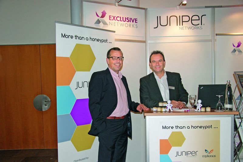 Karl-Heinz Lutz, Juniper (re.), und Andreas Kümmerling (Immune Security). (IT-BUSINESS Akademie)