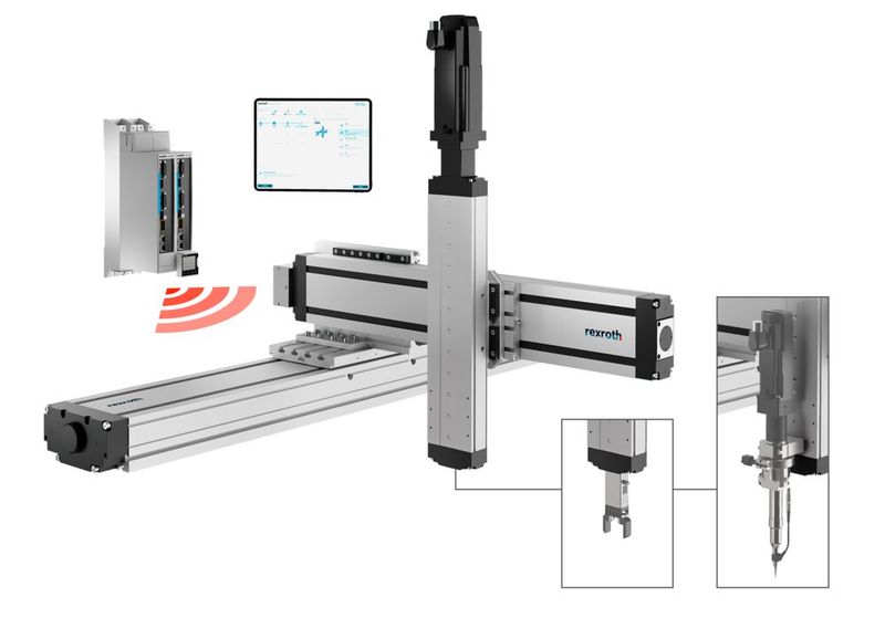 Die sogenannten Smart Function Kits von Bosch Rexroth mit vorinstallierter Software vereinfachen nicht nur die Inbetriebnahme und Programmerstellung, sondern auch die Anbindung externer Peripheriegeräte, heißt es.