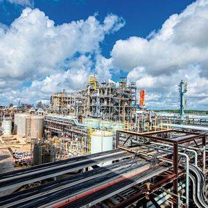 Der Covestro-Standort Baytown in den USA