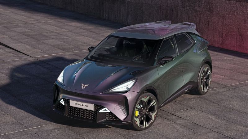 Der Cupra-Kleinwagen, der ab 2025 erhältlich sein wird, kommt unter dem Namen Raval in den Handel.(Bild:  Seat)