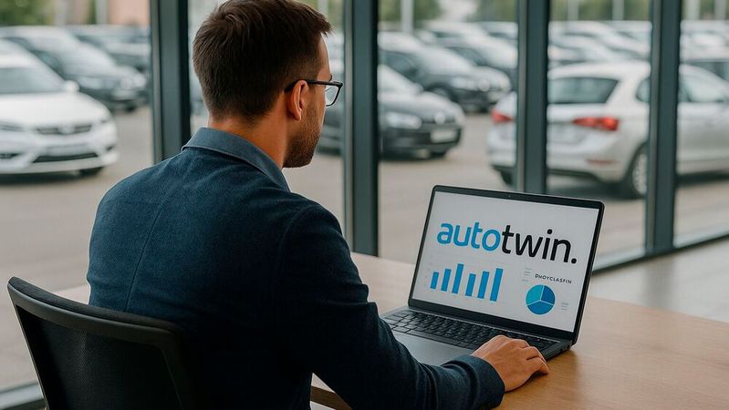 Visi One will mit der neuen Softwareplattform Autotwin Prozessinformationen im Händlerbetrieben rund um den Fahrzeugvertrieb bündeln.(Bild:  Dall-E / KI-generiert)