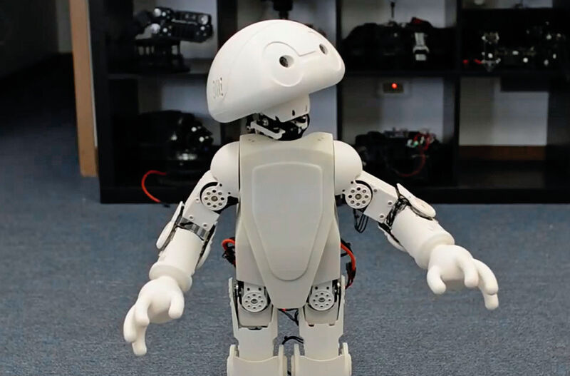 Jimmy, der Roboter des Intel-Wissenschaftlers Brian Johnson, als Vorbild: Jeder soll die Möglichkeit haben, sich ebenfalls einen Roboter zu erschaffen. (Bild: 21st Century Robot)