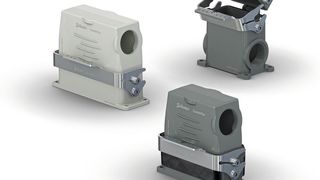 Die Combitac-DIN-Gehäuse in den Standardfarben grau und weiß. (Stäubli)