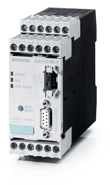 An das Basisgerät mit Modbus RTU-Kommunikation lassen sich unterschiedliche Erweiterungsmodule anreihen. (Bild: Siemens)