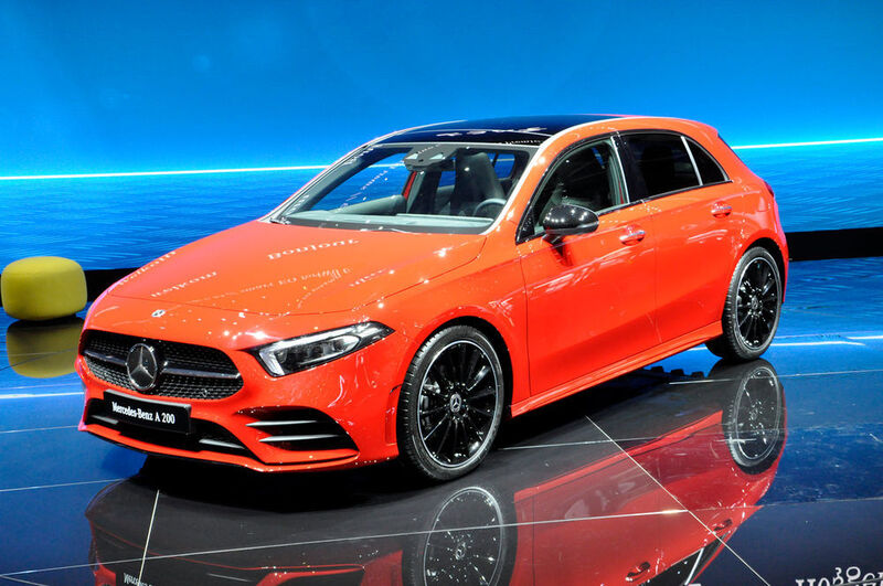 Die neue Mercedes-A-Klasse geht im Mai an den Start. Das Kompaktmodell kann erstmals in bestimmten Situationen teilautonom fahren. (Wehner/»kfz-betrieb«)