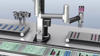 Bild 1: Montagestation für die Mikromontagetechnik.  (Bild: Harmonic Drive)