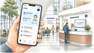 Von der EUDI-Wallet werden Behörden ebenso profitieren wie Bürgerinnen und Bürger. (Bild: Canva / KI-generiert)
