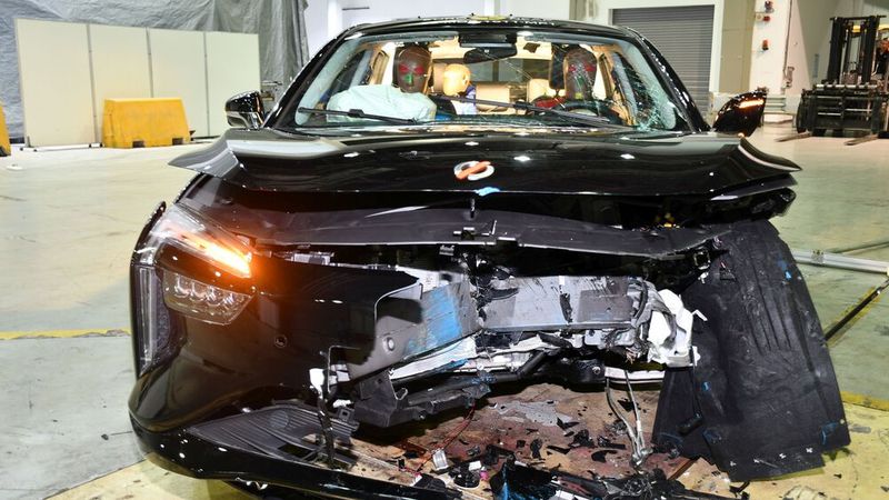 Für vier Sterne reichte es auch bei der Mobilize Limo von Renault. (Bild: Euro NCAP)