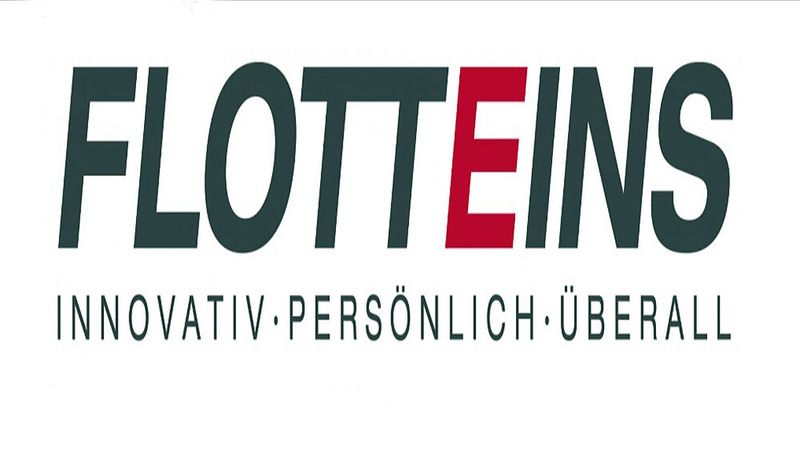 Die neue Wortmarke des bisherigen Flottendienstleisters F+SC, der jetzt Flotte Eins heißt.(Bild:  Flotte Eins)