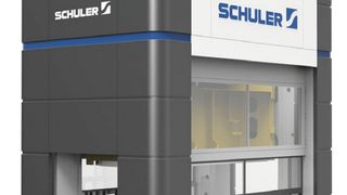Monoblockpresse von Schuler vom Typ MSD 630 mit 630 t Presskraft und leistungsfähigem Transfersystem. (Schuler)