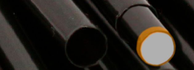 Ein Nanomolch mit Silberkern und Kupferkragen zur Reinigung von Nanoröhren.(Bild:  UoS/tk)