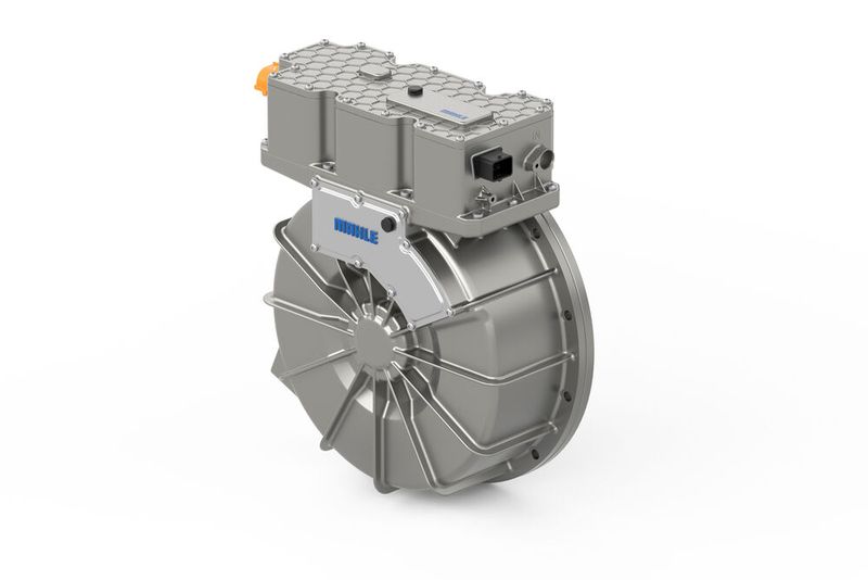 The high-voltage generator is the central element of the range extender system. It is designed to provide enough energy for propulsion even when the truck is fully loaded. (Image:Mahle)