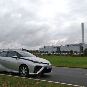 Kurzer Zwischenstopp am VW-Werk in Zwickau/Mosel. Volkswagen fertigt hier den batterieelektrischen ID 3.(Bild:  Thomas Günnel/»Automobil Industrie«)