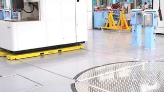 Strothmann zeigt zur Logimat eigenen Angaben zufolge das flexibelste Schienensystem der Welt. (Bild: Strothmann)