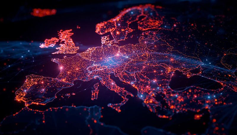 Datenaustausch über Ländergrenzen hinweg: Der europäische Gesundheitsdatenraum bildet die Grundlage für mehr Vernetzung.(Bild:  Canva / KI-generiert)