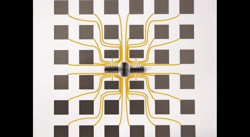 Deswegen verwenden die Forscher statt dessen eine sternförmige Topologie... (MPI / youtube)