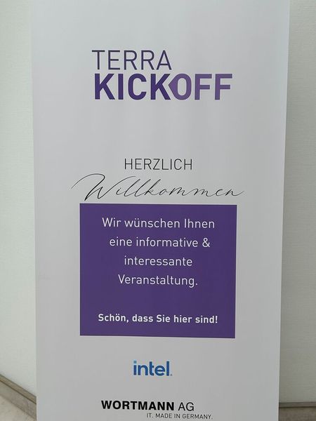 Herzlich Willkommen beim Wortmann TERRA Kickoff! (Bild: Vogel IT-Medien GmbH)
