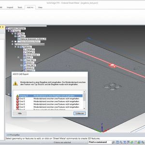 Die Software von Asco Data unterstützt alle Verfahren zum Trennen und zum Biegen von Bauteilen.