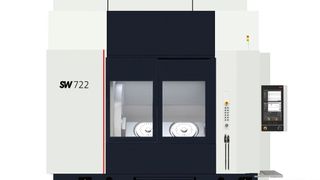 Bei den modular aufgebauten Maschinenbaureihen im Serienstand A5 gelang es mithilfe der modularen Profinet-/IO-Link-Bedieneinheit von Schlegel, eine einheitliche Bedienlogik zu verwirklichen.  (Bild: Schwäbische Werkzeugmaschinen GmbH (SW))