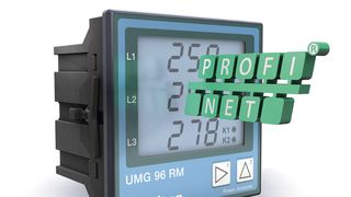 Das UMG 96RM-PN ist ein multifunktionales Energiemessgerät mit Profinet-Schnittstelle. (Janitza)