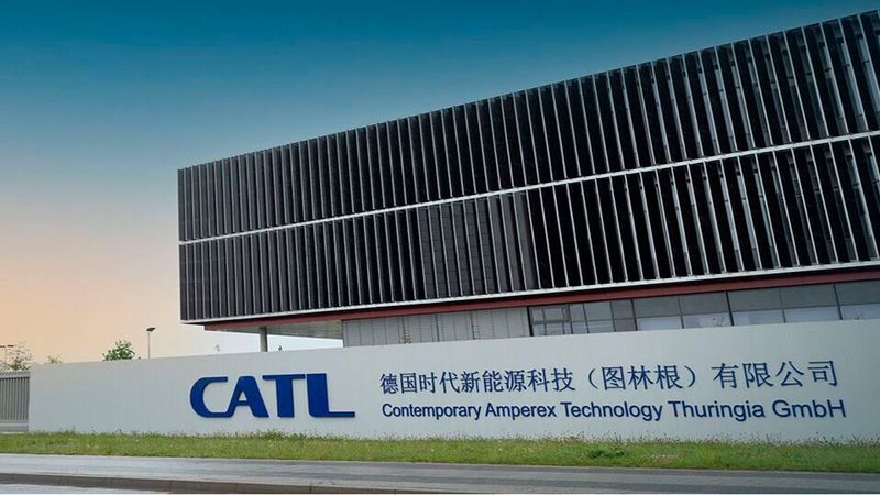 CATL baut künftig E-Auto-Batterien in Thüringen. CATL baut künftig E-Auto-Batterien in Thüringen.
