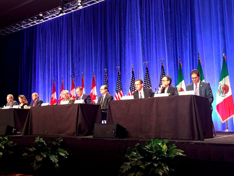 Die erste Runde der Neuverhandlung des nordamerikanischen Freihandelsabkommens Nafta hat bereits stattgefunden. (Wirtschaftsministerium Mexiko)