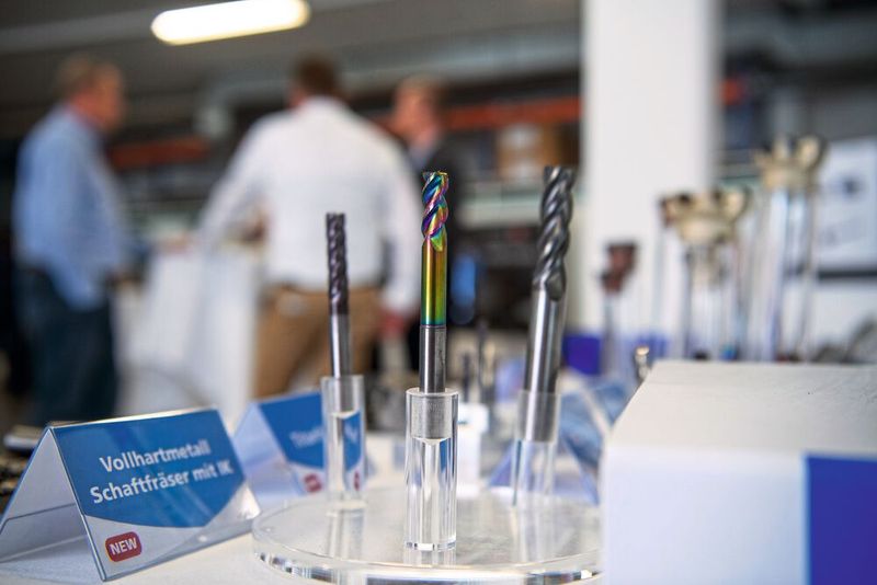 An der Tischmesse konnten sich die Besucher über Neuheiten informieren. (Bild: Thomas Entzeroth)