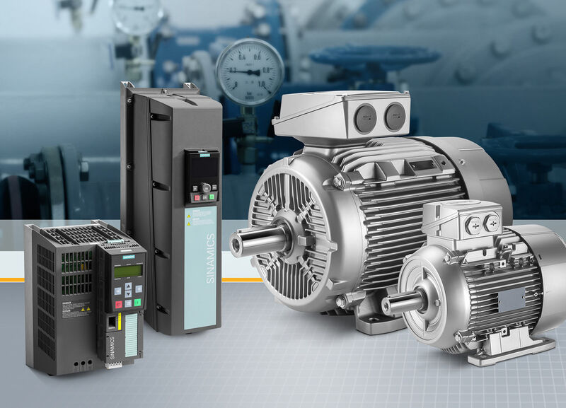 Siemens führt auf Basis der Motorenplattform 1LE1 nun Simotics-Motoren der Reihe VSD10 ein, die speziell für den Umrichterbetrieb mit Sinamics G120 optimiert sind. (Bild: Siemens)