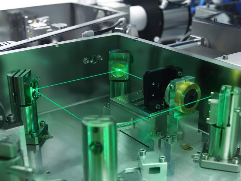 Lasermikrobearbeitung: Innenleben des Ultrakurzpulslasers Tru Micro. Mit ihren extrem kurzen Pulsen ermöglichen die Ultrakurzpulslaser der Tru-Micro-Serie die Mikro-Materialbearbeitung ohne thermische Einflüsse. (Archiv: Vogel Business Media)