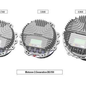 Erweiterte Baureihe: Die EC-Motoren der Baureihe 150 wurden um zahlreiche neue Funktionen erweitert: So werden Sie jetzt erstmals auch mit 6 KW angeboten.