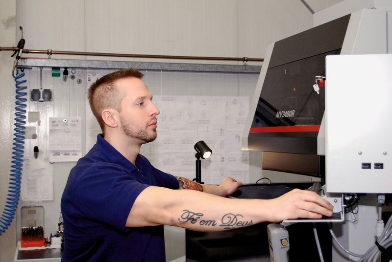 EDM and conventional machining are complementary processes at the shop. (Source: Mitsubishi Electric)