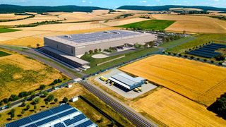 Der Produktions- und Logistikstandort für BSH Hausgeräte GmbH in Mellrichstadt. Bildquelle: Panattoni. (Source: Panattoni)