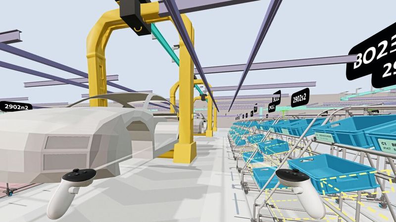 SABO Mobile IT unterstützt unter anderem die Automobilindustrie – hier ein fiktives Fabrikbeispiel aus einem SABO-Projekt.  (Bild: Sabo Mobile IT)