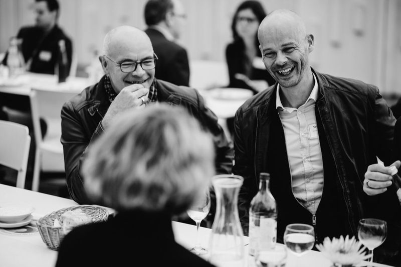 Gute Stimmung herrschte am Tisch von Andreas Kahl, Sven Glatter und Stephanie Pelch. (Capeletti & Perl / Stephanie Pelch)