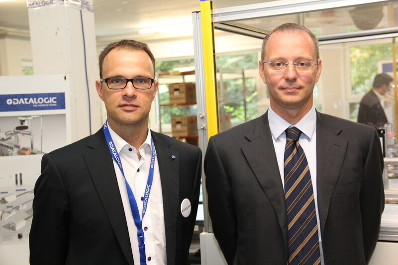 Jan Walker (links), Country Manager Central Europe, und Cosimo Capuzzello, Geschäftsführer des Geschäftsbereichs Sensors und Sales Director Europe. (Bild: Hofmann)