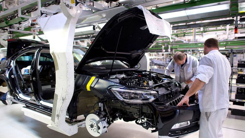 Die Vor-Corona-Produktionszahlen werden vermutlich nicht erreicht.(Bild:  Volkswagen AG)