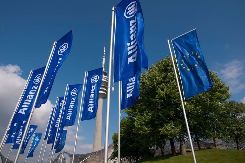 Rang 4: Die Allianz mit einer Marktkapitalisierung von 83,8 Milliarden Euro. (Allianz/Markus Dlouhy)