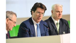Auf der Jahrespressekonferenz zum Geschäftsjahr 2019 verkündete Klaus Rosenfeld, Vorsitzender des Vorstands der Schaeffler AG, die Zahlen der Schaeffler Gruppe. (Schaeffler)