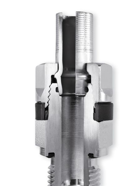 Verschraubungssystem EO-3 im Schnitt. (Bild: Parker Hannifin)