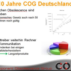 10 Jahre COG Deutschland: Infos, rund um Obsoleszenz(Bild:  COG)