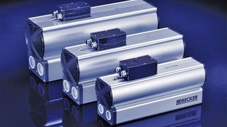 Bild 1: Seitenkanalverdichter mit EC-Motor und integrierter Elektronik bieten heute den höchstmöglichen Wirkungsgrad.  (Bild: Gebr. Becker)