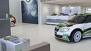 Die AMAG Retail Autowelt Zürich mit neuem Skoda-Design. (Archiv: Vogel Business Media)